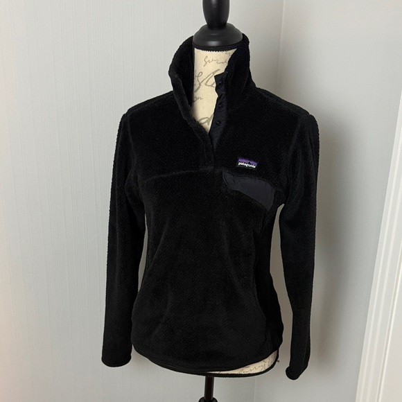 Patagonia Snap-T Pullover Fleece size Small Black color - Picture 2 of 7